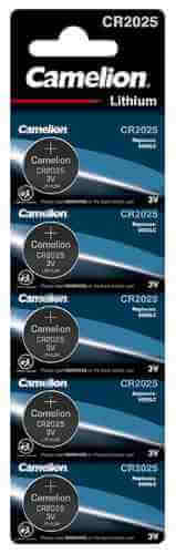 Батарейки Camelion Lithium CR2025 5шт арт. 1062749