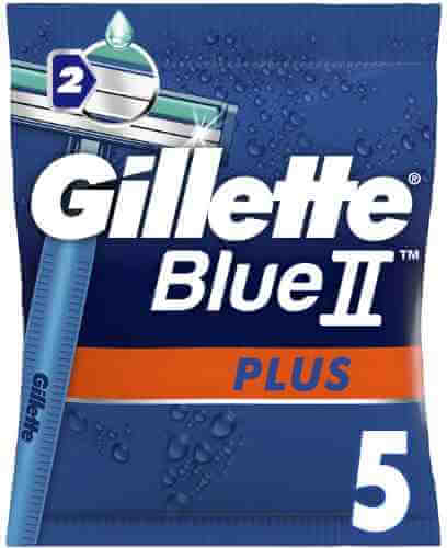 Бритва Gillette Blue II Plus одноразовая 5шт арт. 304720