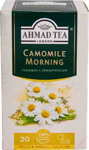 Чай травяной Ahmad Tea Camomile Morning с ромашкой и лимонным сорго 20*1.5г арт. 678797