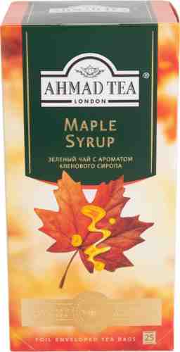 Чай зеленый Ahmad Tea Maple Syrop 25*1.5г арт. 952895