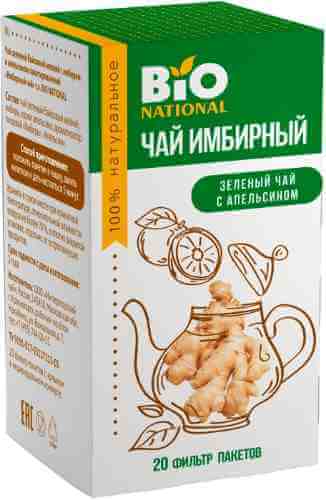 Чай зеленый Bionational имбирный с апельсином 20*1.7г арт. 1075358
