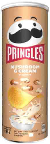 Чипсы Pringles со вкусом белых грибов со сметаной 165г арт. 978393