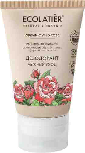 Дезодорант Ecolatier Organic Wild Rose Нежный уход 40мл арт. 1046666
