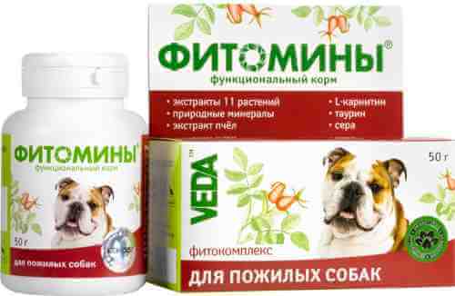 Фитомины для собак Veda для пожилых собак 50г арт. 1078528