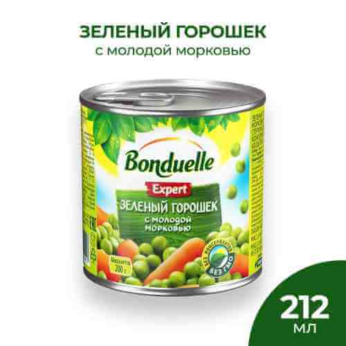 Горошек Bonduelle Expert зеленый с молодой морковью 200г арт. 304764