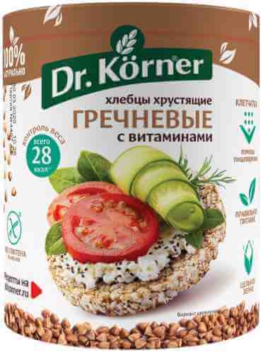 Хлебцы Dr.Korner Гречневые с витаминами без глютена 100г арт. 309011