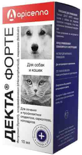 Капли Apicenna Декта Форте для кошек и собак 10мл арт. 1198750