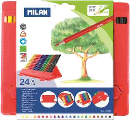 Карандаши цветные Milan 24 цвета арт. 1087086