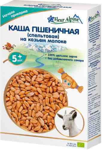 Каша Fleur Alpine Organic Пшеничная на козьем молоке с 5 месяцев 200г арт. 982619