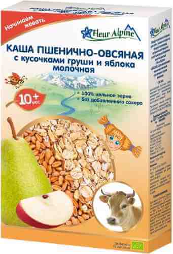 Каша Fleur Alpine Organic Пшенично-овсяная с кусочками груши и яблока с 10 месяцев 175г арт. 982621