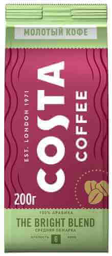 Кофе молотый Costa Bright blend 200г арт. 996432