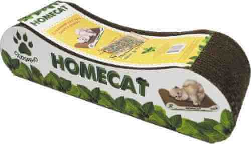 Когтеточка для котят Homecat Mini Мятная волна картон 41*12*10см арт. 1187686