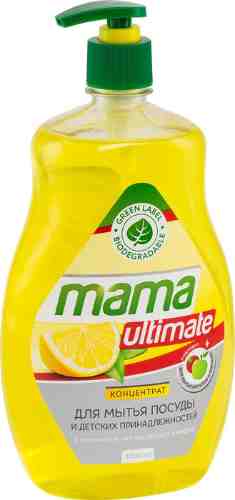 Концентрат для мытья посуды и детских принадлежностей Mama Ultimate с ароматом лимона 1л арт. 654072