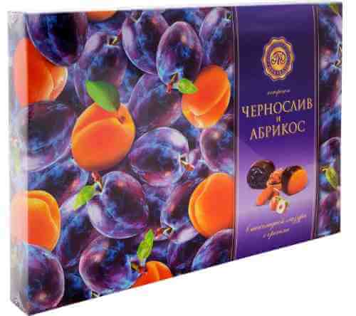 Конфеты Микаелло чернослив и абрикос в шоколадной глазури с орехами 220г арт. 466978