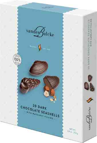 Конфеты Vandenbulcke Dark Chocolate seashells 250г арт. 427981
