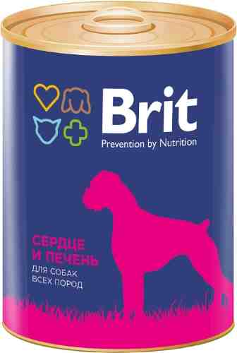 Корм для собак Brit Сердце Печень 850г арт. 948120