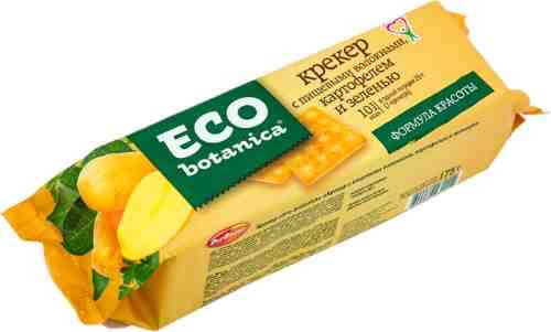 Крекер Eco Botanica с пищевыми волокнами картофелем и зеленью 175г арт. 318651