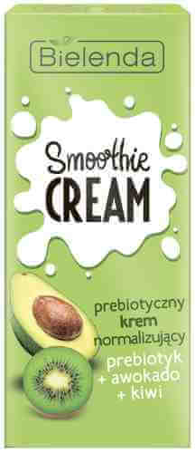 Крем для лица Bielenda Smoothie Cream Пребиотик+Авокадо+Киви Bielenda нормализующий 50мл арт. 1175199