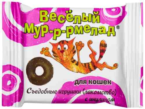 Лакомство для кошек Veda Веселый Мур-р-рмелад съедобные игрушки с инулином 6г арт. 1085053