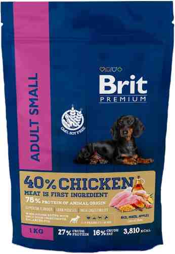 Лакомство для собак Brit Premium Dog Adult Small с курицей 1000г арт. 1196097