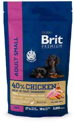 Лакомство для собак Brit Premium Dog Adult Small с курицей 3000г арт. 1196098