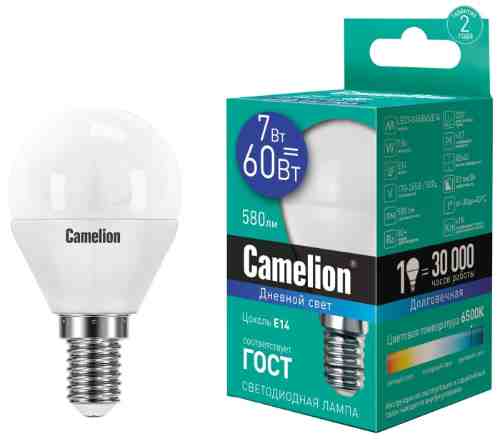Лампа светодиодная Camelion E14 7Вт арт. 1070596