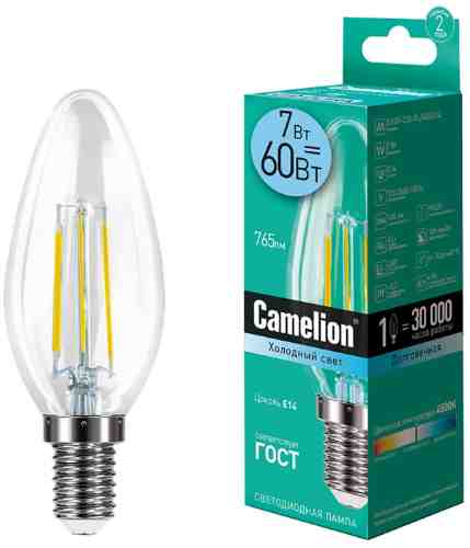 Лампа светодиодная Camelion E14 7Вт арт. 1070680