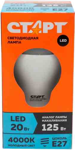 Лампа светодиодная Старт ECO LED GLS E27 20W арт. 1115894