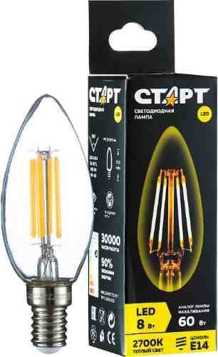 Лампа светодиодная Старт LED Candle E14 8W арт. 1115920