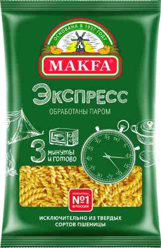 Макароны Makfa Спиральки экспресс 400г арт. 621679