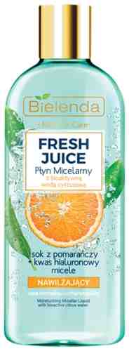 Мицеллярная вода Bielenda Fresh Juice Апельсин увлажняющая 500мл арт. 1175277