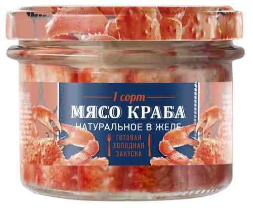Мясо краба Путина натуральное в желе 200г арт. 1178150