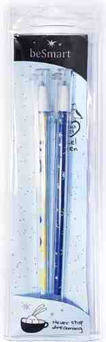 Набор гелевых ручек Be Smart со стираемыми чернилами синие 0.5мм 2шт арт. 1070914