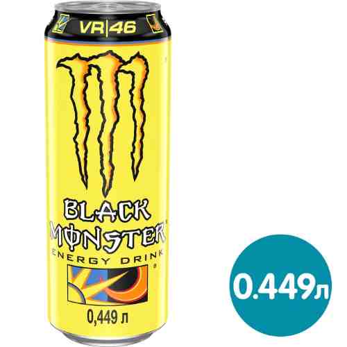 Напиток энергетический Black Monster The Doctor 449мл арт. 950265
