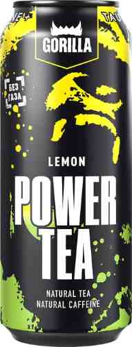 Напиток Gorilla Energy Drink Пауэр чай лимон 450мл арт. 1112790