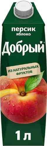 Нектар Добрый Персик-яблоко 1л арт. 308719
