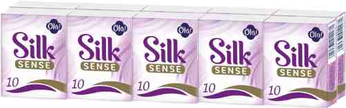 Носовые платки Ola! Silk Sense Luxe 10*10шт арт. 310631