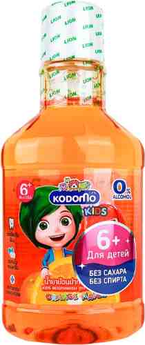 Ополаскиватель для полости рта Lion Thailand Kodomo для детей с ароматом апельсина 250мл арт. 1128944