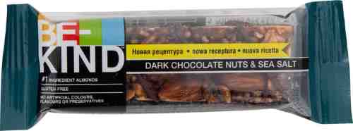 Ореховый батончик BE-Kind с темным шоколадом и морской солью 30г арт. 1031512