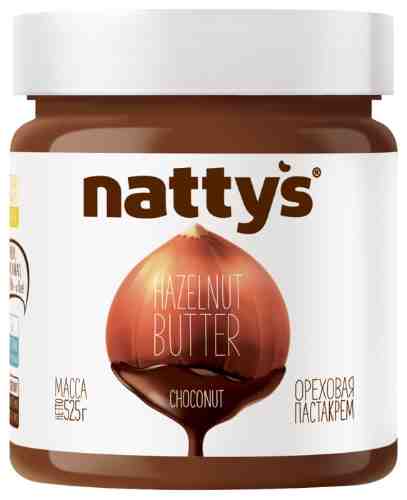 Паста ореховая Nattys Choconut с какао и медом 525г арт. 875833
