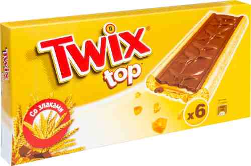 Печенье сдобное Twix Top с карамелью и шоколадом 126г арт. 521714