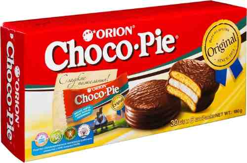 Пирожное Orion Choco Pie в глазури 6шт*30г арт. 309129