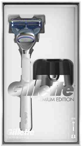 Подарочный набор Gillette Skinguard Sensitive Бритва и магнитная подставка арт. 869757