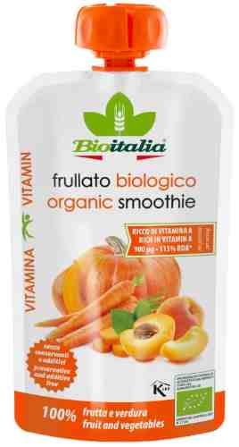 Пюре Bioitalia из моркови абрикоса и тыквы 120г арт. 874761