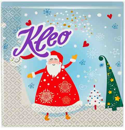 Салфетки Kleo Дед Мороз 3 слоя 20шт арт. 1179908