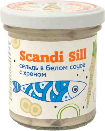 Сельдь Меридиан Скандинавская в белом соусе с хреном 150г арт. 1004979