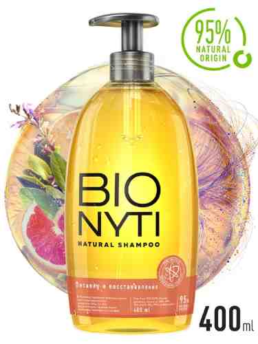 Шампунь для волос Bionyti Питание и восстановление 400мл арт. 1036815