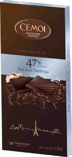 Шоколад Cemoi Горький с кристаллами морской соли 47% 100г арт. 995712