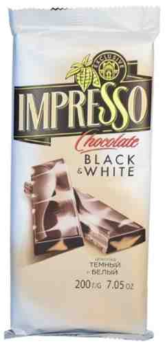 Шоколад Impresso Темный и Белый 200г арт. 552727