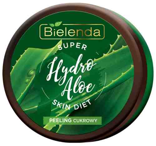 Скраб для тела Bielenda Super Skin Diet Hydro Aloe сахарный увлажняющий Алоэ 350мл арт. 1176642